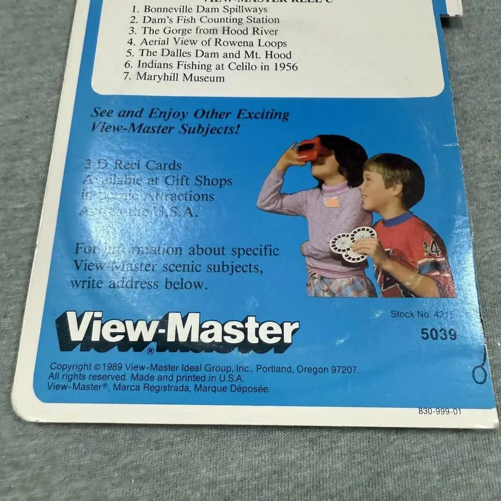 VIEW-MASTER 3-D Tour - Sealed Pack - Columbia River Gorge Oregon Washington VTG - Picture 4 of 6